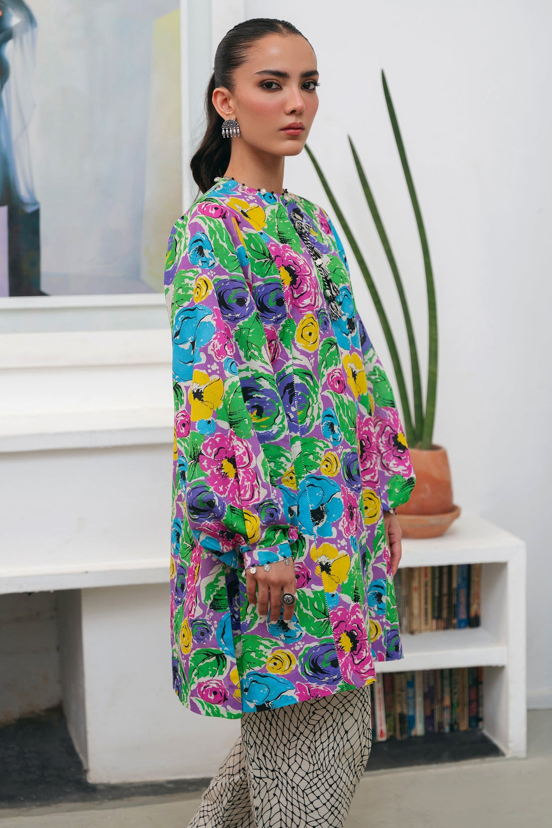 Zaha | Aangan Ready to Wear |FLORANA (ZRW-21330) -  Zaha Ladies Clothes - Original Designer Dress - House of Maryam