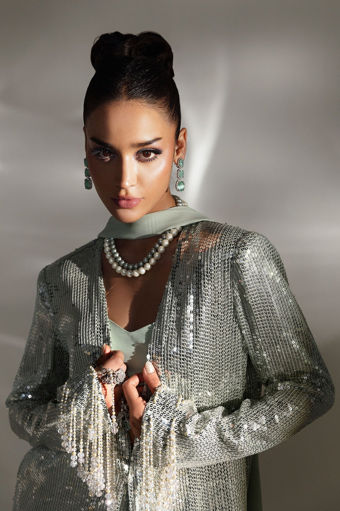 Elan | Lueur Dor | JARDIN DE GIVRE (EP-21405) -  Elan Ladies Clothes - Original Designer Dress - House of Maryam