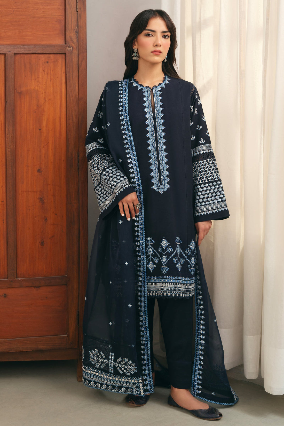 Zaha | Aangan Ready to Wear | ROSHAN (ZRW-20907) -  Zaha Ladies Clothes - Original Designer Dress - House of Maryam