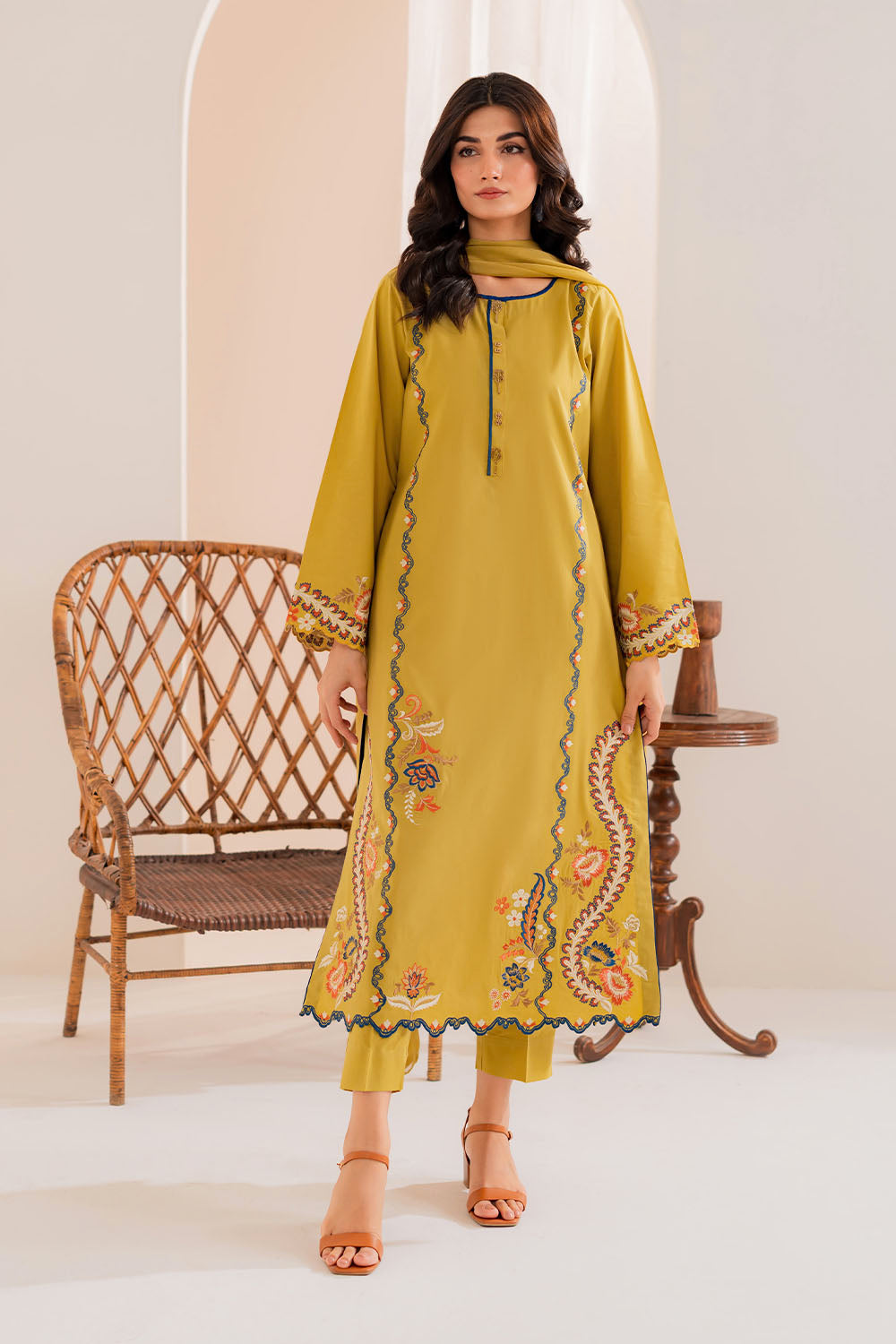 Vintage | Celine Luxe | Matcha -  Vintage Ladies Clothes - Original Designer Dress - House of Maryam