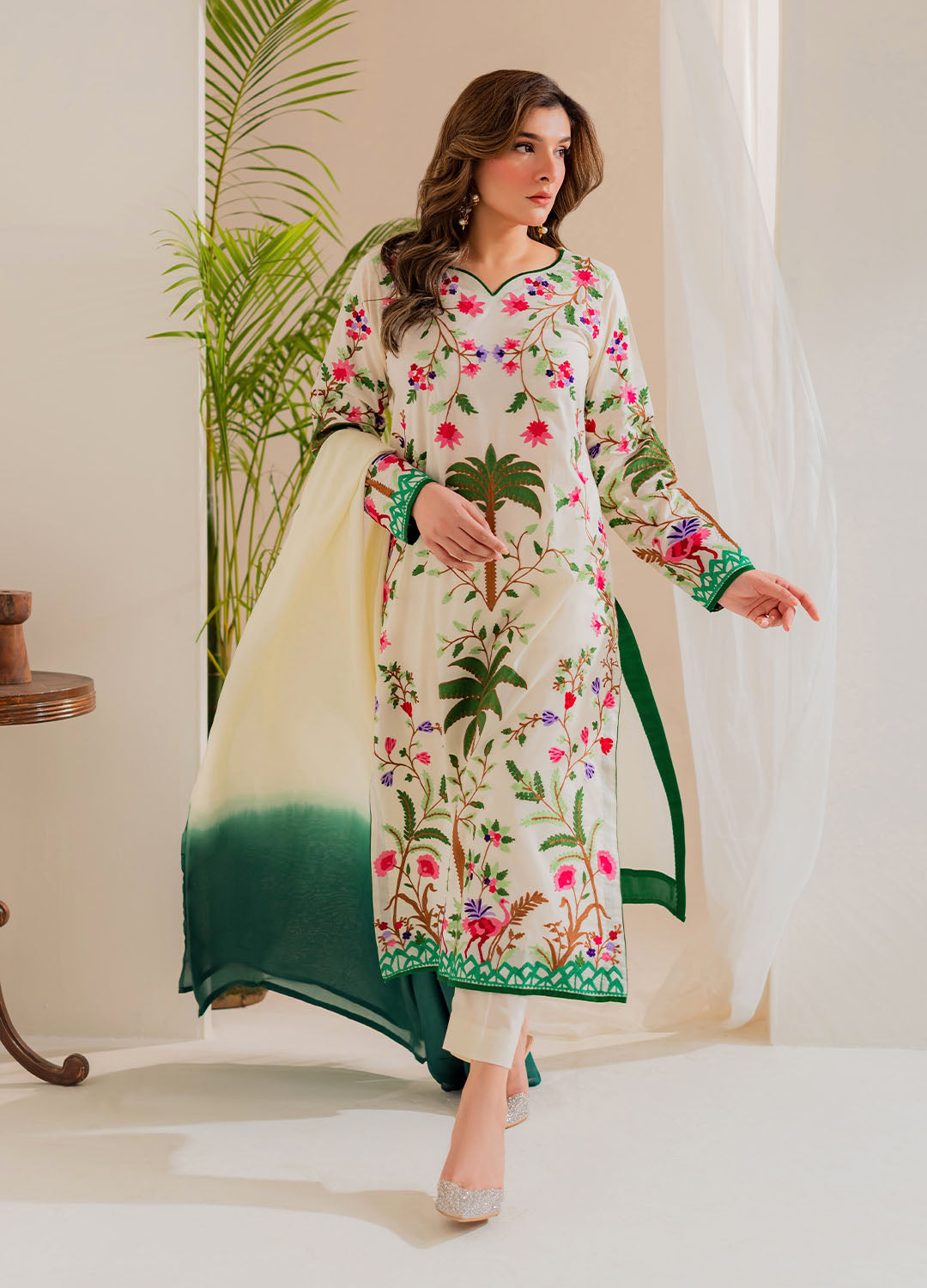 Vintage | Celine Luxe | Zinnia -  Vintage Ladies Clothes - Original Designer Dress - House of Maryam