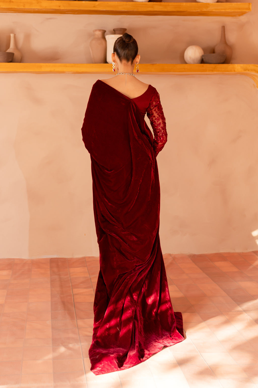 Vanya | Velvet Formals 24 | KV-55 -  Vanya Ladies Clothes - Original Designer Dress - House of Maryam