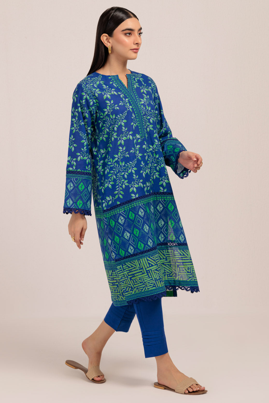 Bonanza Satrangi | Purple Khaddar 2 Piece (WS2242P05) -  Bonanza Satrangi Ready To Wear - Original Designer Dress - House of Maryam