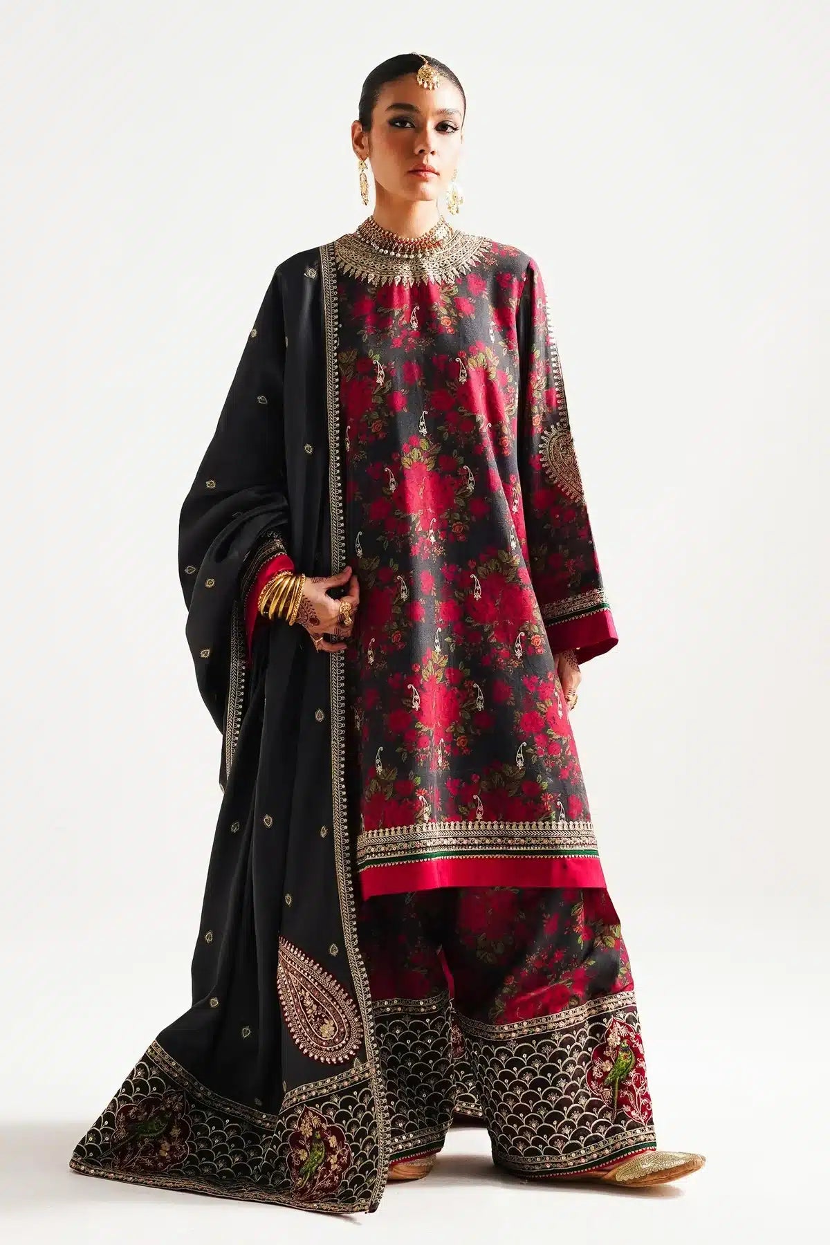 Zara ShahJahan | Winter Shawl 23 | WS23-D3 -  Zara Sahjahan Luxury - Original Designer Dress - House of Maryam