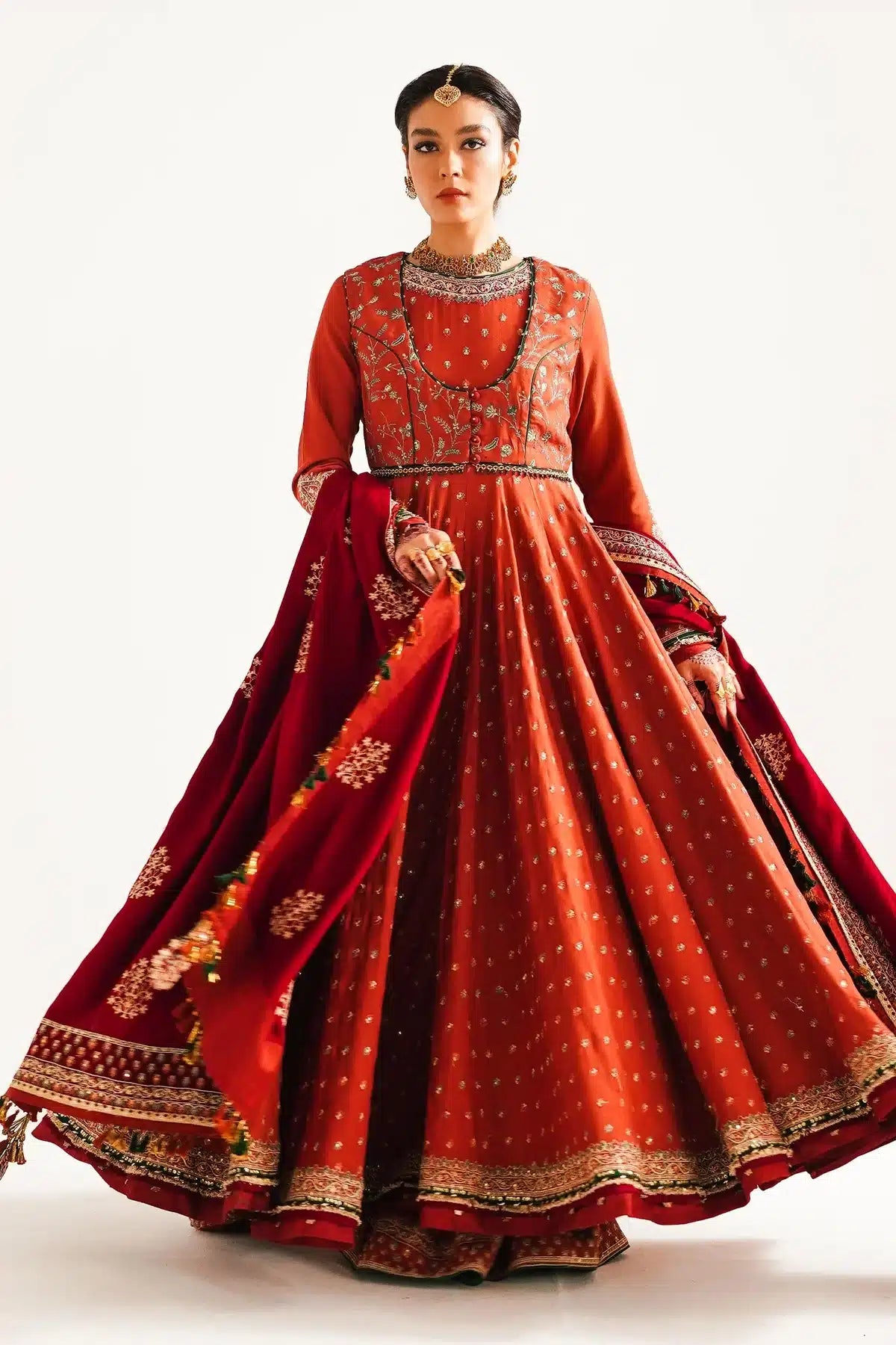 Zara ShahJahan | Winter Shawl 23 | WS23-D4 -  Zara Shahjahan Luxury - Original Designer Dress - House of Maryam