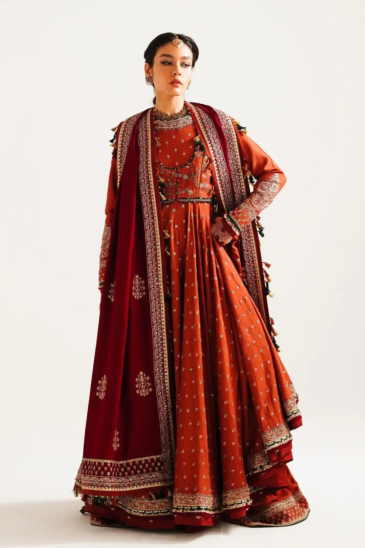 Zara ShahJahan | Winter Shawl 23 | WS23-D4 -  Zara Shahjahan Luxury - Original Designer Dress - House of Maryam