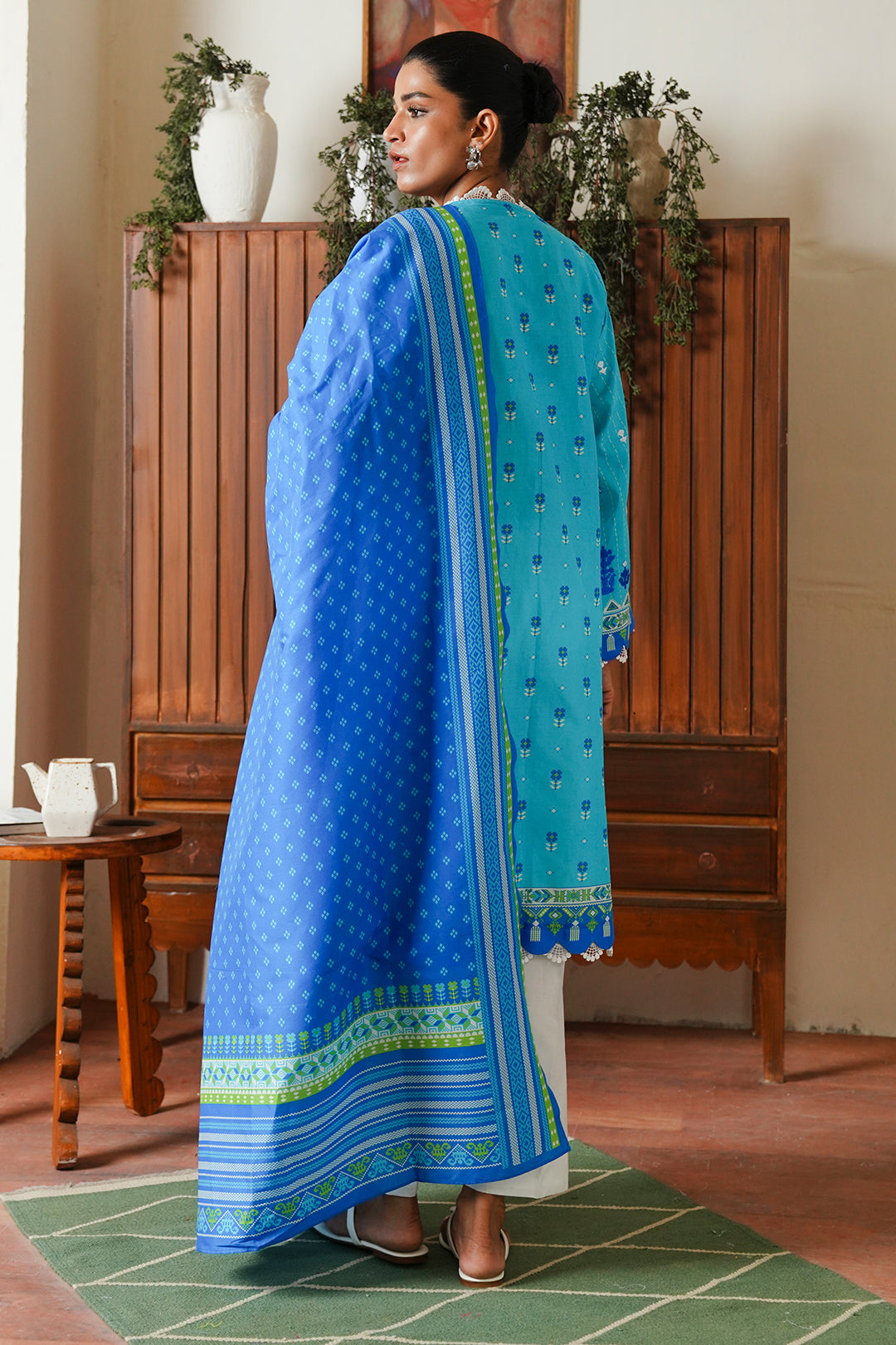 Zellbury | Unstitched 2 Piece Cambric | Embroidered Shirt Dupatta - 0028 -  Zellbury Women Essential Unstitched - Original Designer Dress - House of Maryam