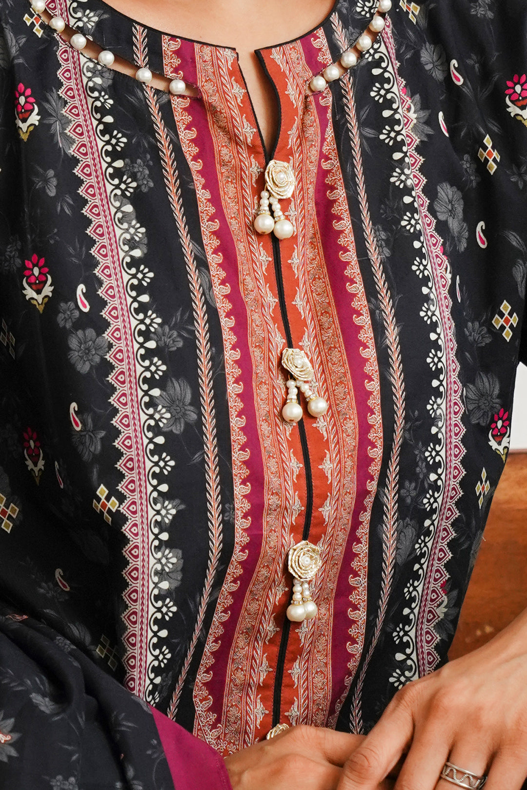 Zellbury | Unstitched 3 Piece Cambric | Embroidered Shirt Shalwar Dupatta - 0063 -  Zellbury Women Essential Unstitched - Original Designer Dress - House of Maryam