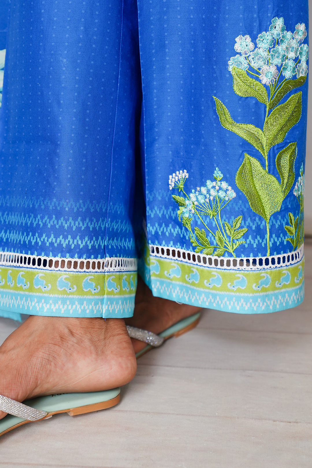 Zellbury | Unstitched 3 Piece Cambric | Embroidered Shirt Shalwar Dupatta - 0065 -  Zellbury Women Essential Unstitched - Original Designer Dress - House of Maryam