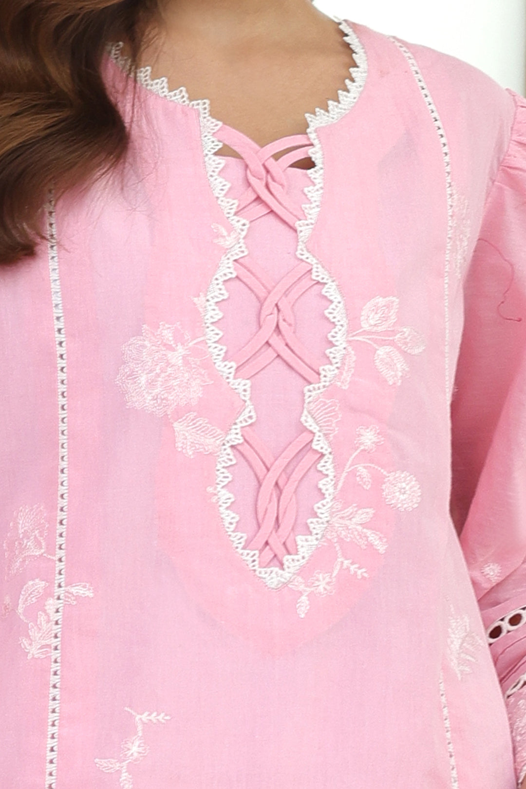 Zellbury | Unstitched 3 Piece Chambray | Embroidered Shirt Shalwar Dupatta - 0146 -  Zellbury Women Essential Unstitched - Original Designer Dress - House of Maryam