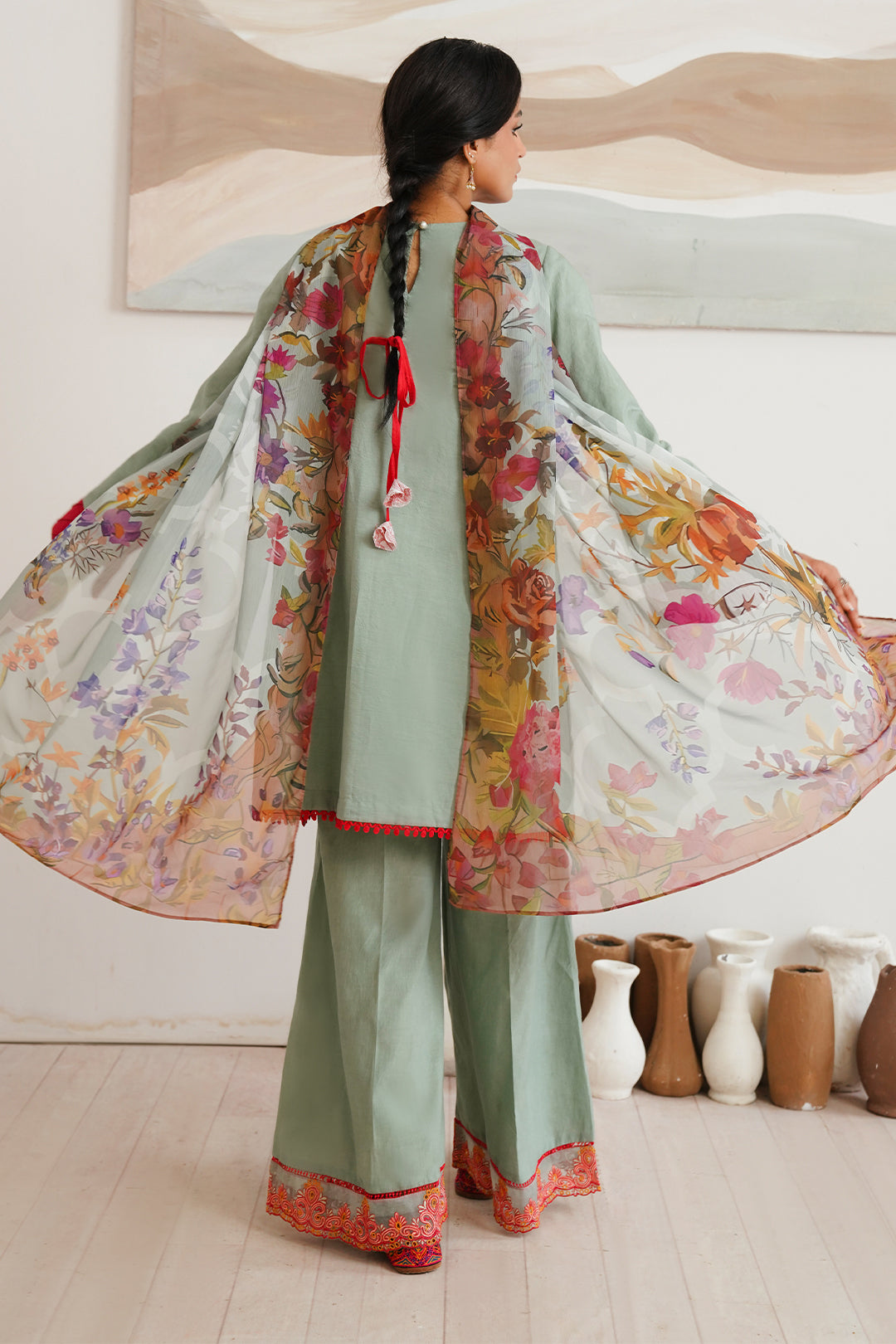 Zellbury | Unstitched 3 Piece Cambric | Embroidered Shirt Shalwar Dupatta - 0149 -  Zellbury Women Signature Unstitched - Original Designer Dress - House of Maryam