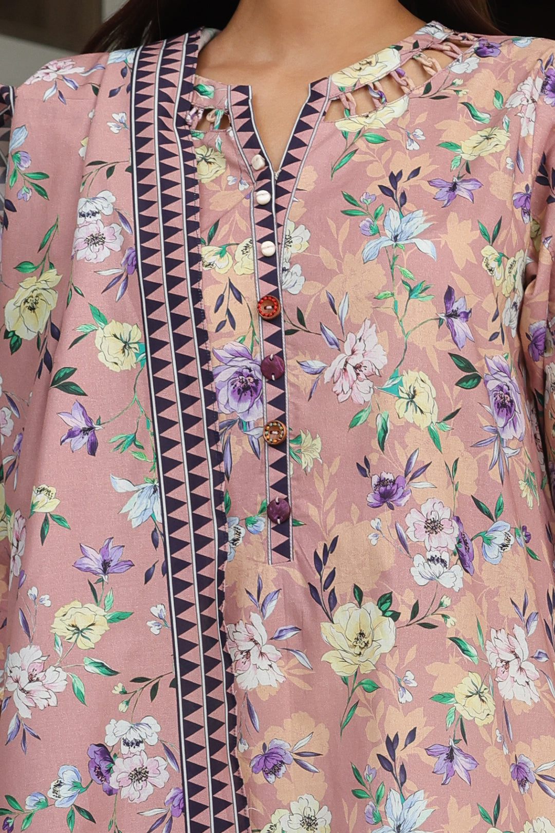 Zellbury | Unstitched 2 Piece Cambric | Shirt Dupatta - 0007 -  Zellbury Women Essential Unstitched - Original Designer Dress - House of Maryam