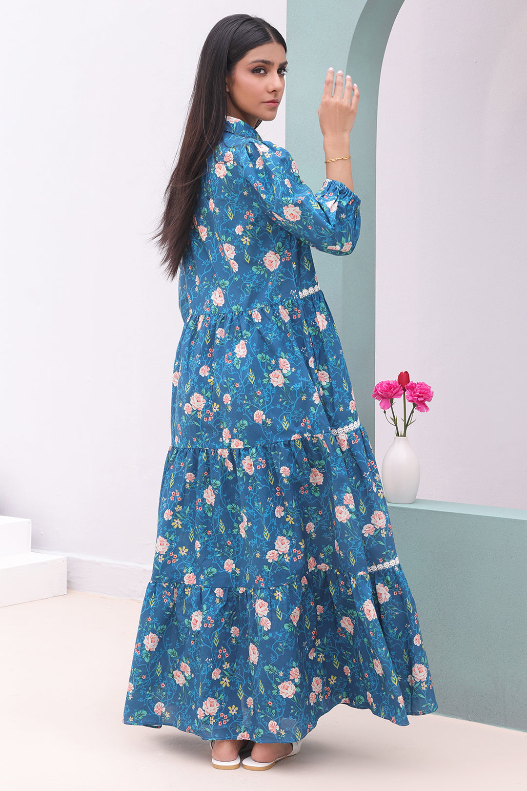 Zellbury | Unstitched 2 Piece Cambric | Shirt Shalwar - 0011 -  Zellbury Women Essential Unstitched - Original Designer Dress - House of Maryam