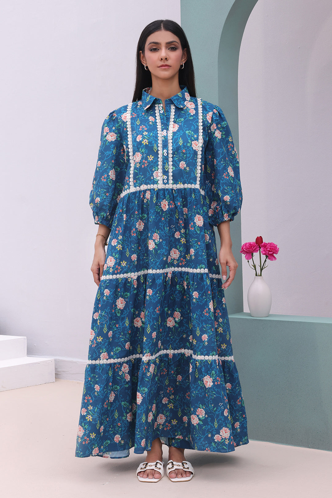 Zellbury | Unstitched 2 Piece Cambric | Shirt Shalwar - 0011 -  Zellbury Women Essential Unstitched - Original Designer Dress - House of Maryam