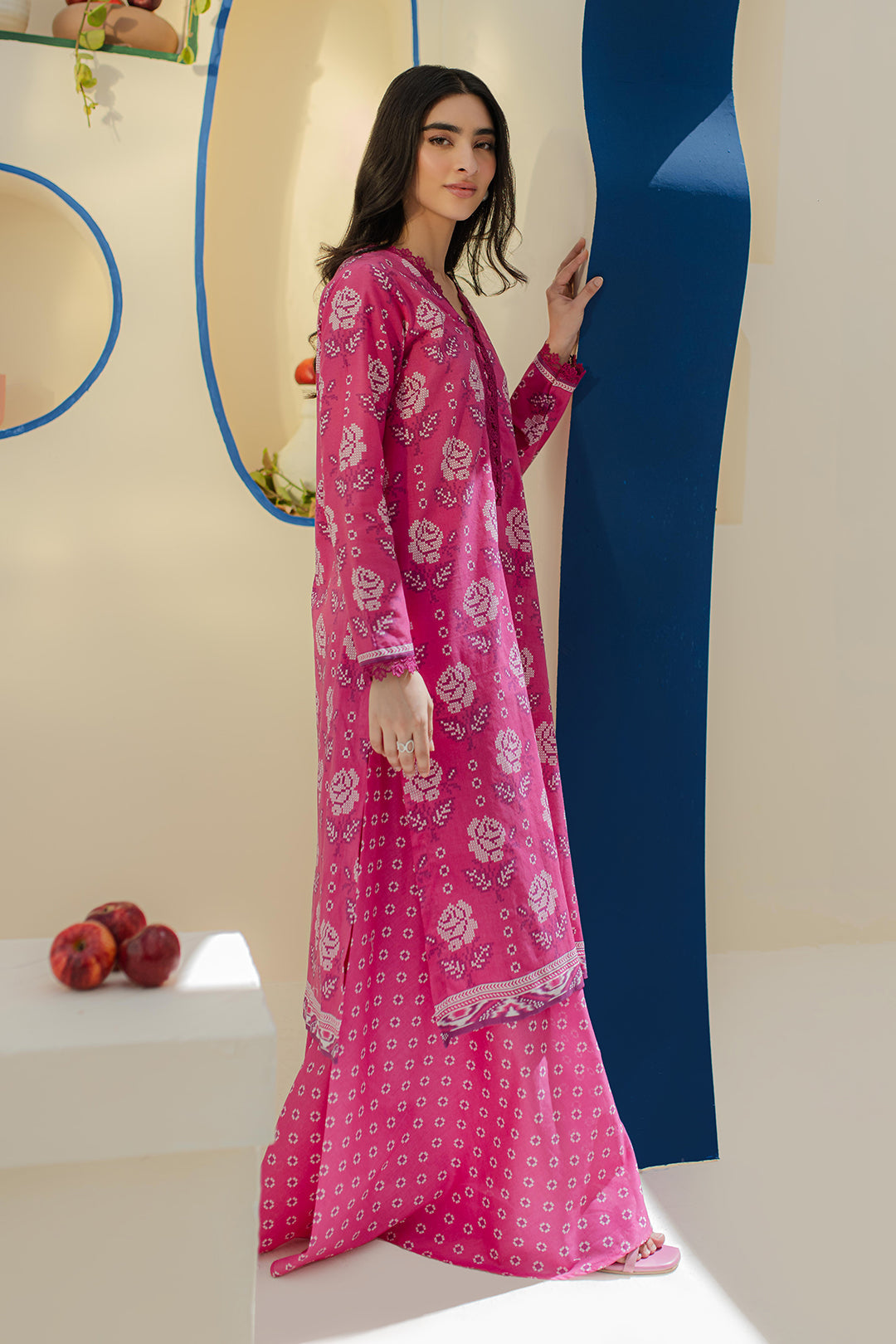 Zellbury | Unstitched 2 Piece Cambric | Shirt Shalwar - 0017 -  Zellbury Women Essential Unstitched - Original Designer Dress - House of Maryam