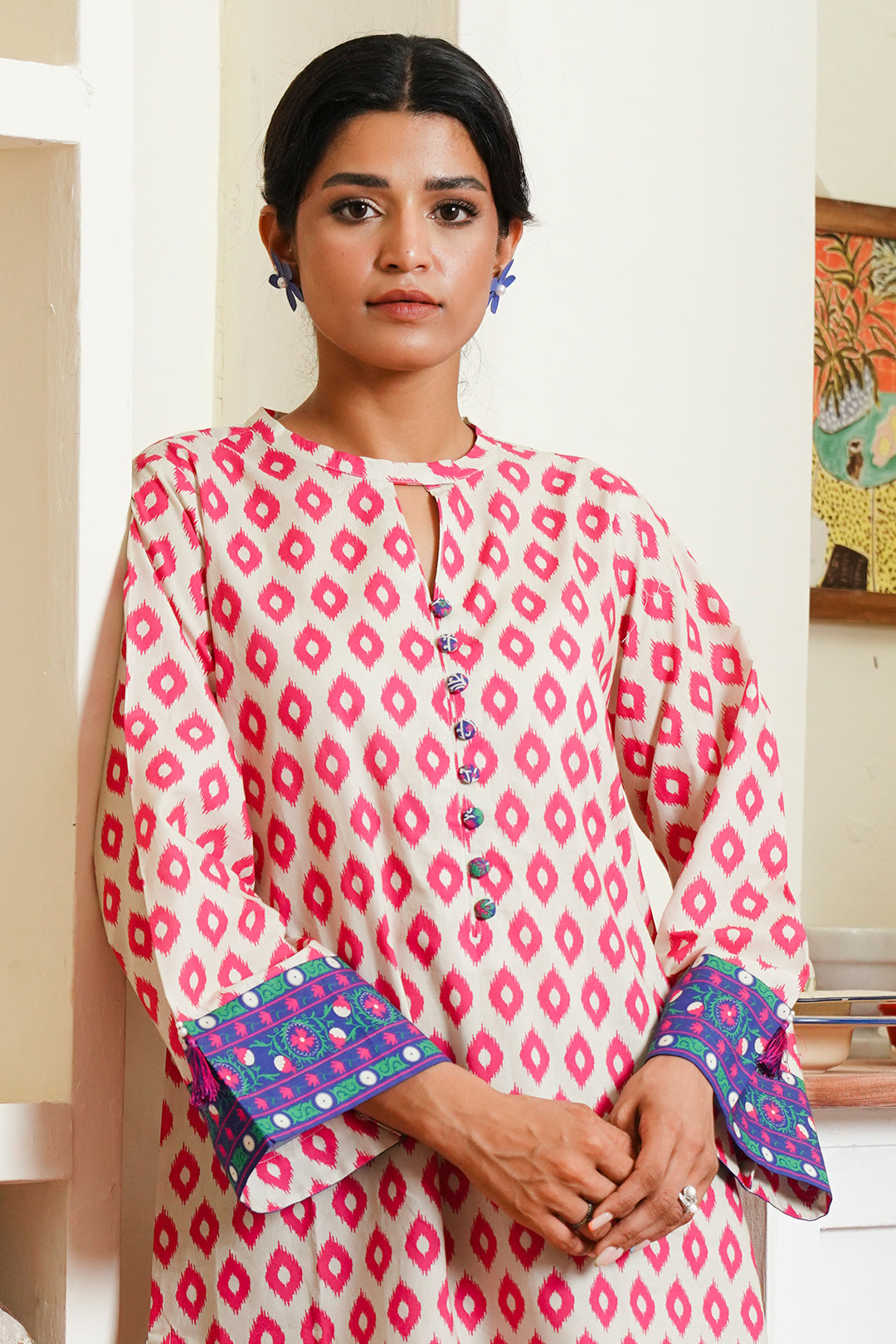Zellbury | Unstitched 2 Piece Cambric | Shirt Shalwar - 0098 -  Zellbury Women Essential Unstitched - Original Designer Dress - House of Maryam