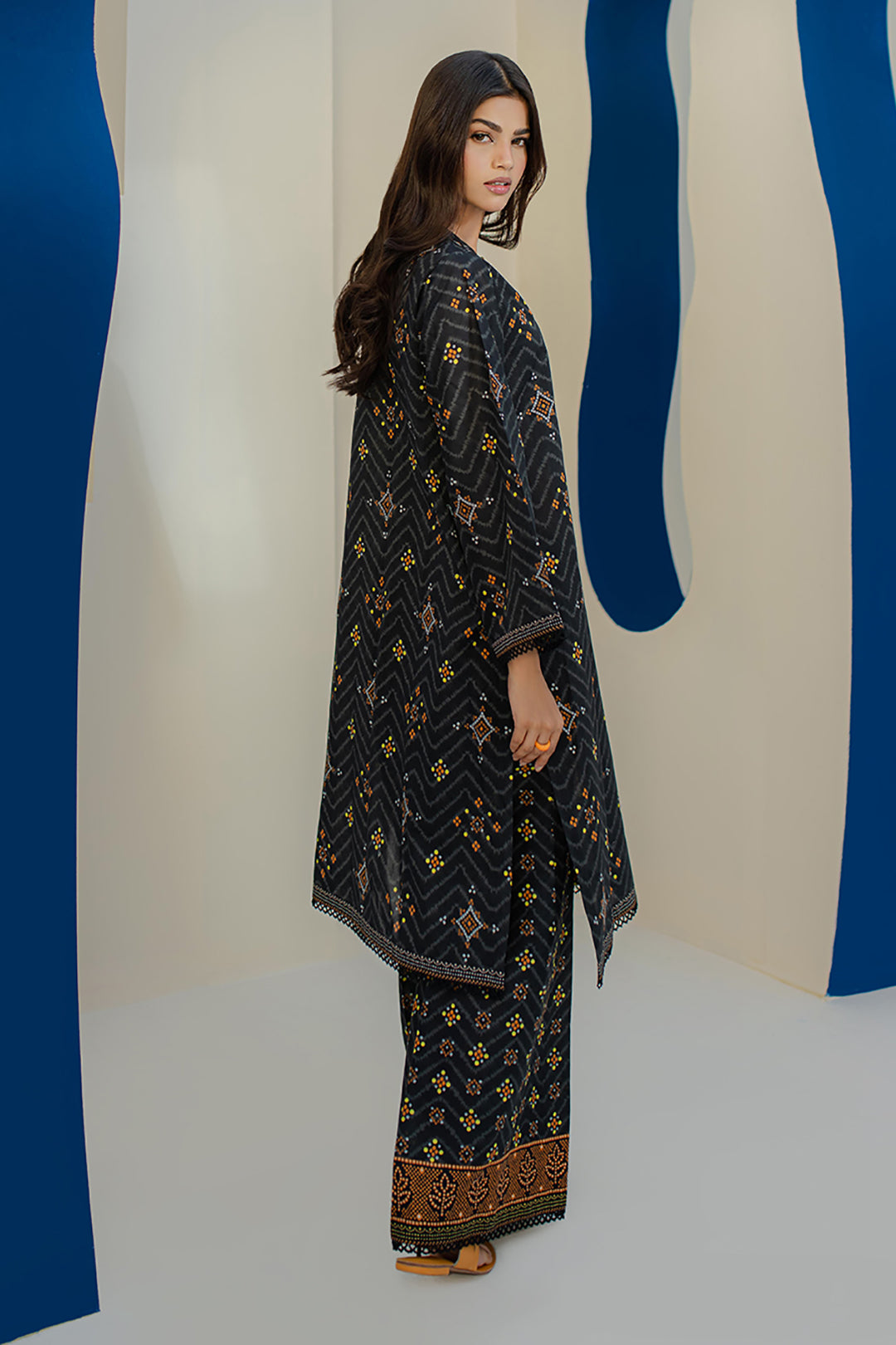 Zellbury | Unstitched 2 Piece Cambric | Shirt Shalwar - 0102 -  Zellbury Women Essential Unstitched - Original Designer Dress - House of Maryam
