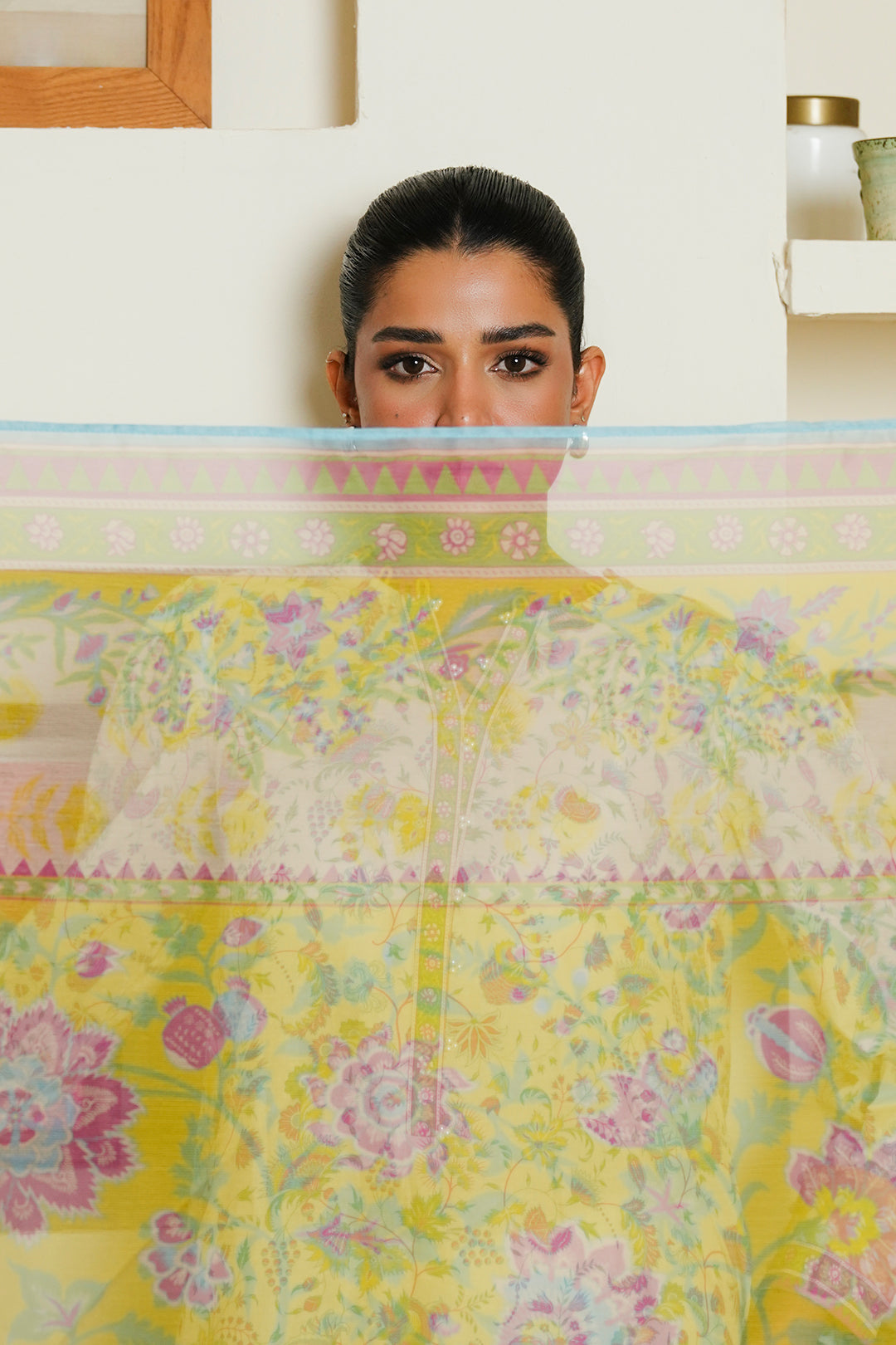 Zellbury | Unstitched 3 Piece Cambric | Shirt Shalwar Dupatta - 0032 -  Zellbury Women Essential Unstitched - Original Designer Dress - House of Maryam