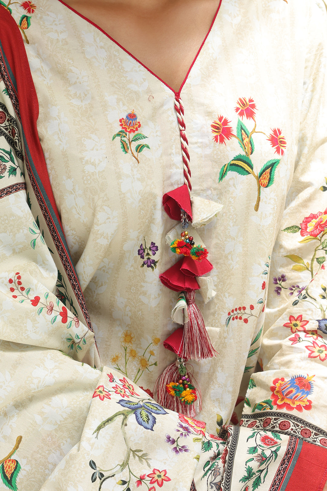 Zellbury | Unstitched 3 Piece Cambric | Shirt Shalwar Dupatta - 0044 -  Zellbury Women Essential Unstitched - Original Designer Dress - House of Maryam