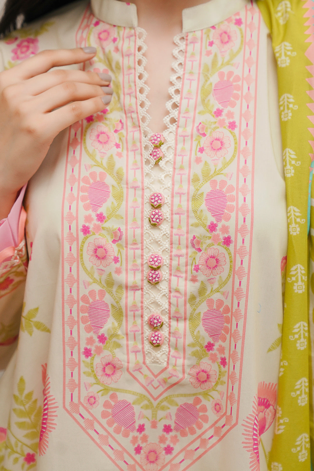 Zellbury | Unstitched 3 Piece Cambric | Shirt Shalwar Dupatta - 0057 -  Zellbury Women Essential Unstitched - Original Designer Dress - House of Maryam