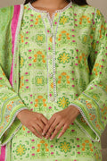 Zellbury | Unstitched 3 Piece Cambric | Shirt Shalwar Dupatta - 0115 -  Zellbury Women Essential Unstitched - Original Designer Dress - House of Maryam