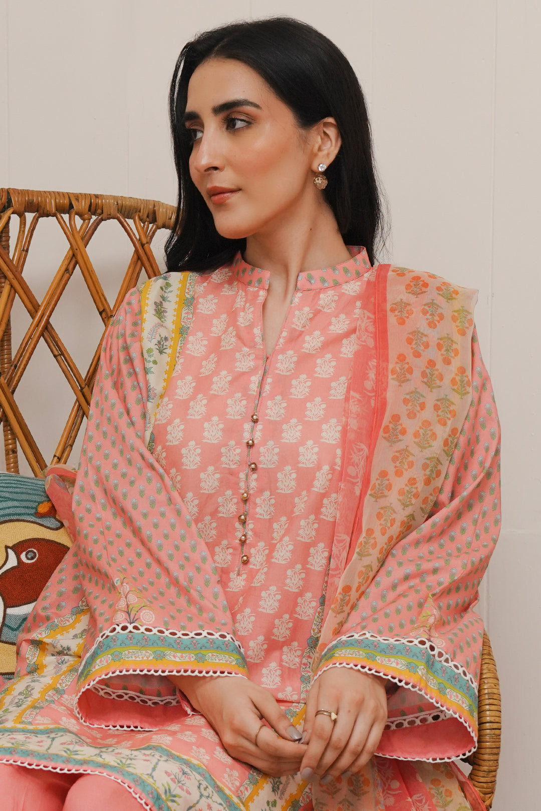 Zellbury | Unstitched 3 Piece Cambric | Shirt Shalwar Dupatta - 0119 -  Zellbury Women Essential Unstitched - Original Designer Dress - House of Maryam