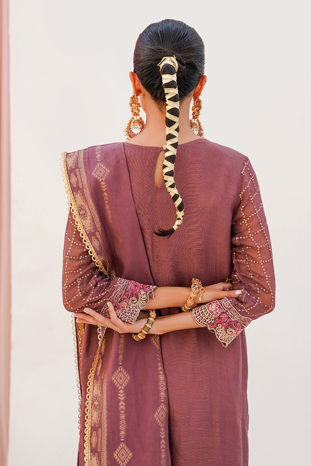 Zellbury | Unstitched 3 Piece Khaddi | Embroidered Shirt Shalwar Dupatta - 0356 -  Zellbury Women Luxury Unstitch - Original Designer Dress - House of Maryam