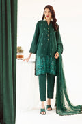 Zellbury | Unstitched 3 Piece Khaddar | Embroidered Shirt Shalwar Dupatta - 0302 -  Zellbury Women Luxury Unstitch - Original Designer Dress - House of Maryam
