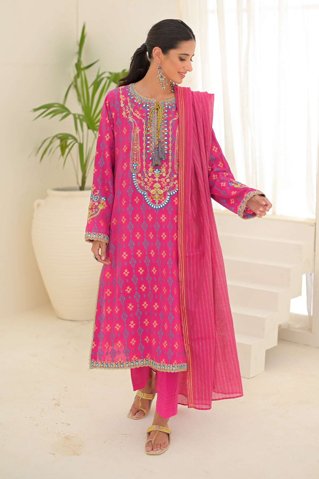 Zellbury | Unstitched 3 Piece Jacquard | Embroidered Shirt Shalwar Dupatta - 0289 -  Zellbury Women Signature Unstitched - Original Designer Dress - House of Maryam