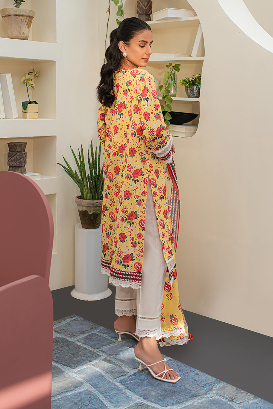 Zellbury | Unstitched 2 Piece Lawn | Embroidered Shirt Dupatta - 1168 -  Zellbury Women Essential Unstitched - Original Designer Dress - House of Maryam