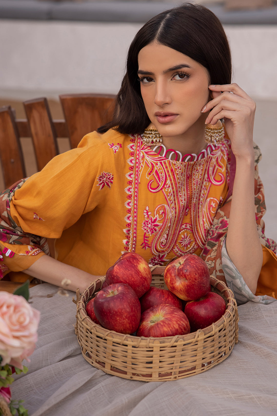 Zellbury | Unstitched 3 Piece Cambric | Embroidered Shirt Shalwar Dupatta - 1142 -  Zellbury Women Signature Unstitched - Original Designer Dress - House of Maryam