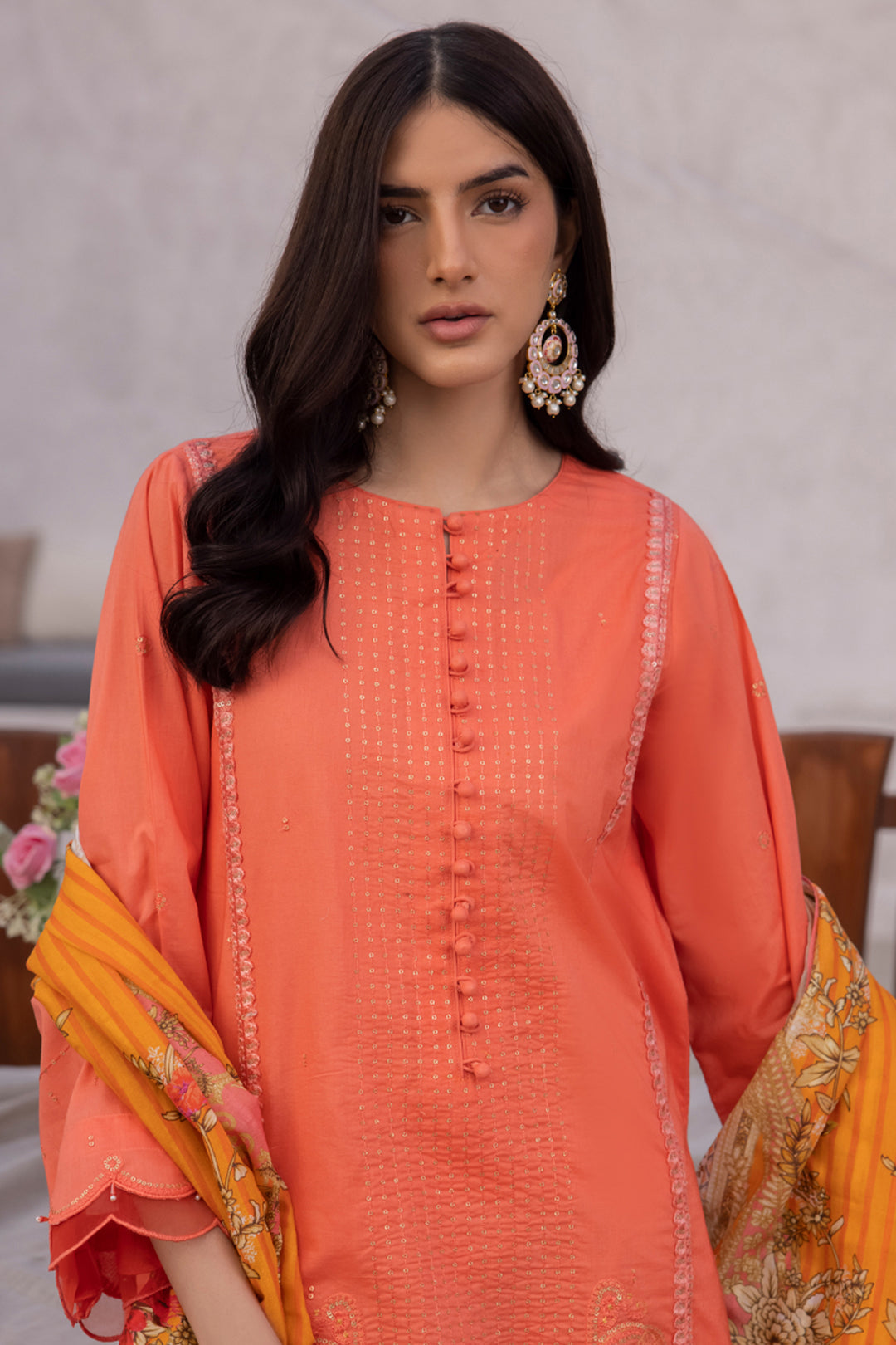 Zellbury | Unstitched 3 Piece Cambric | Embroidered Shirt Shalwar Dupatta - 1143 -  Zellbury Women Signature Unstitched - Original Designer Dress - House of Maryam
