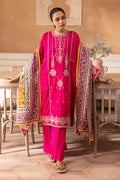 Zellbury | Unstitched 3 Piece Magenta | Embroidered Shirt Shalwar Dupatta - 1145 -  Zellbury Women Signature Unstitched - Original Designer Dress - House of Maryam