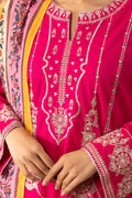 Zellbury | Unstitched 3 Piece Magenta | Embroidered Shirt Shalwar Dupatta - 1145 -  Zellbury Women Signature Unstitched - Original Designer Dress - House of Maryam