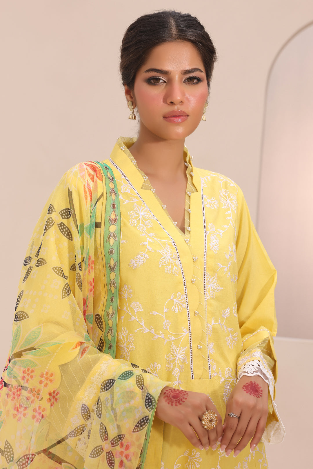 Zellbury | Unstitched 3 Piece Lawn | Embroidered Shirt Shalwar Dupatta - 1261 -  Zellbury Women Essential Unstitched - Original Designer Dress - House of Maryam