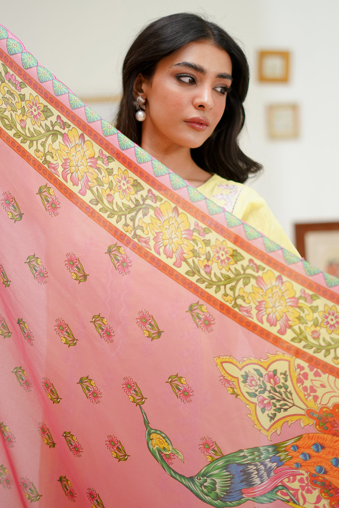 Zellbury | Unstitched 3 Piece Lawn | Embroidered Shirt Shalwar Dupatta - 1266 -  Zellbury Women Signature Unstitched - Original Designer Dress - House of Maryam