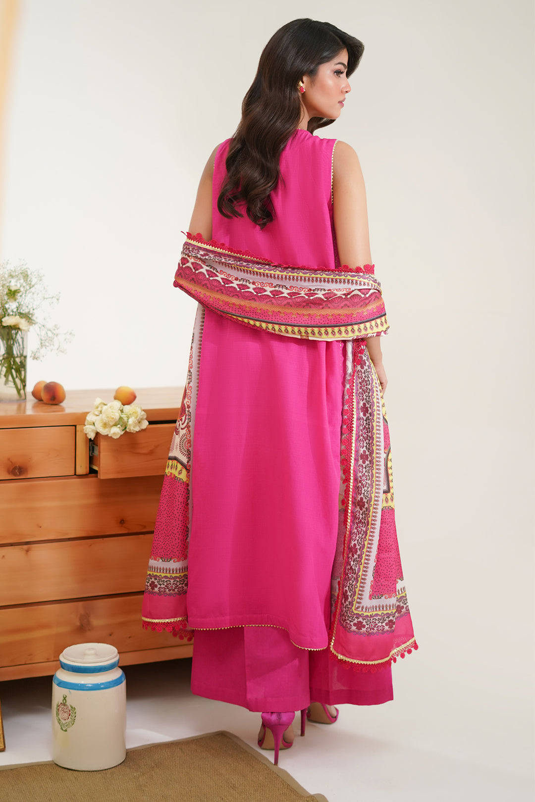 Zellbury | Unstitched 3 Piece Lawn | Embroidered Shirt Shalwar Dupatta - 1270 -  Zellbury Women Signature Unstitched - Original Designer Dress - House of Maryam