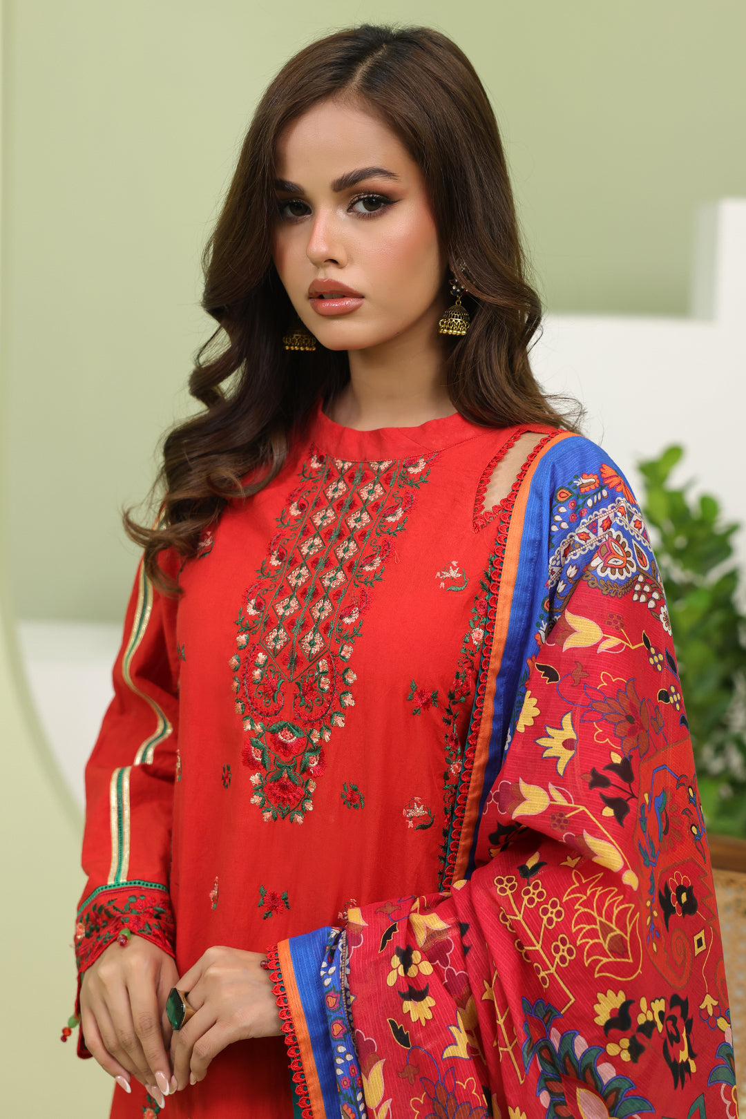 Zellbury | Unstitched 3 Piece Lawn | Embroidered Shirt Shalwar Dupatta - 1271 -  Zellbury Women Signature Unstitched - Original Designer Dress - House of Maryam