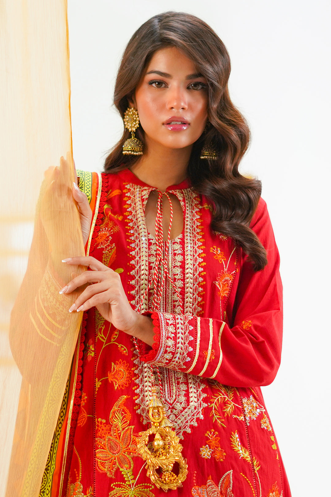 Zellbury | Unstitched 3 Piece Lawn | Embroidered Shirt Shalwar Dupatta - 1295 -  Zellbury Women Signature Unstitched - Original Designer Dress - House of Maryam