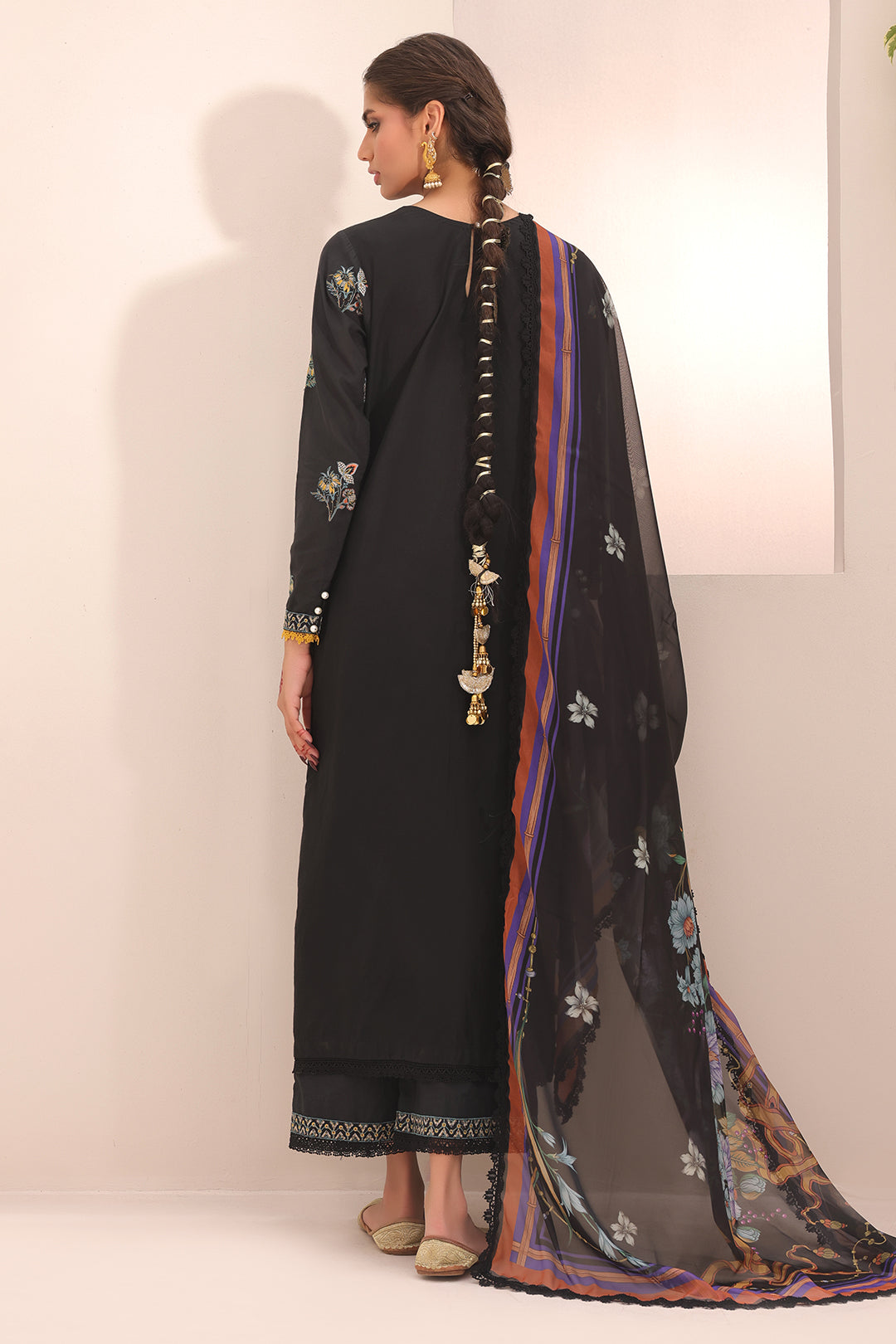 Zellbury | Unstitched 3 Piece Cambric | Embroidered Shirt Shalwar Dupatta - 1547 -  Zellbury Women Signature Unstitched - Original Designer Dress - House of Maryam