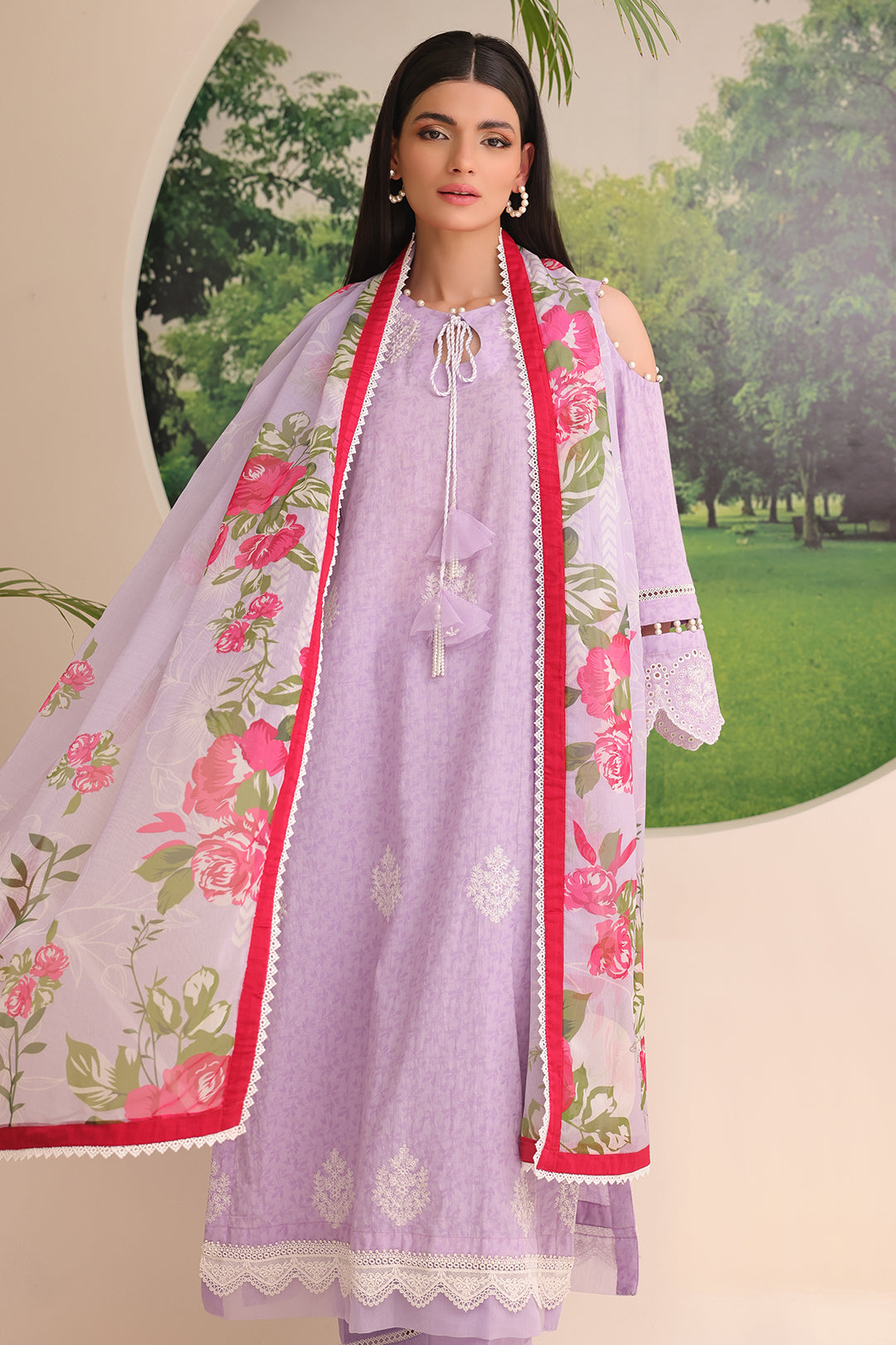 Zellbury | Unstitched 3 Piece Jacquard | Embroidered Shirt Shalwar Dupatta - 1764 -  Zellbury Women Essential Unstitched - Original Designer Dress - House of Maryam