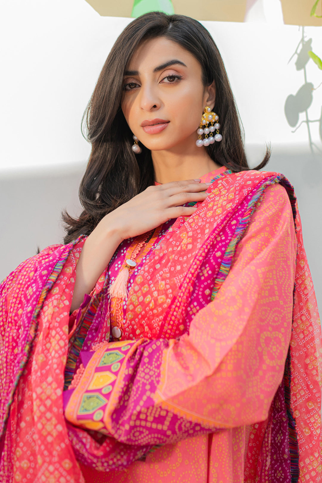 Zellbury | Unstitched 2 Piece Lawn | Shirt Dupatta - 1150 -  Zellbury Women Essential Unstitched - Original Designer Dress - House of Maryam