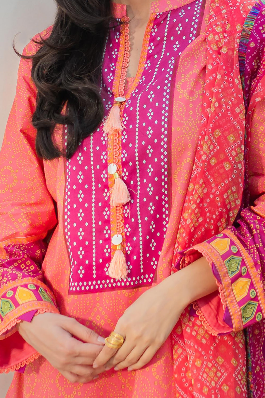 Zellbury | Unstitched 2 Piece Lawn | Shirt Dupatta - 1150 -  Zellbury Women Essential Unstitched - Original Designer Dress - House of Maryam