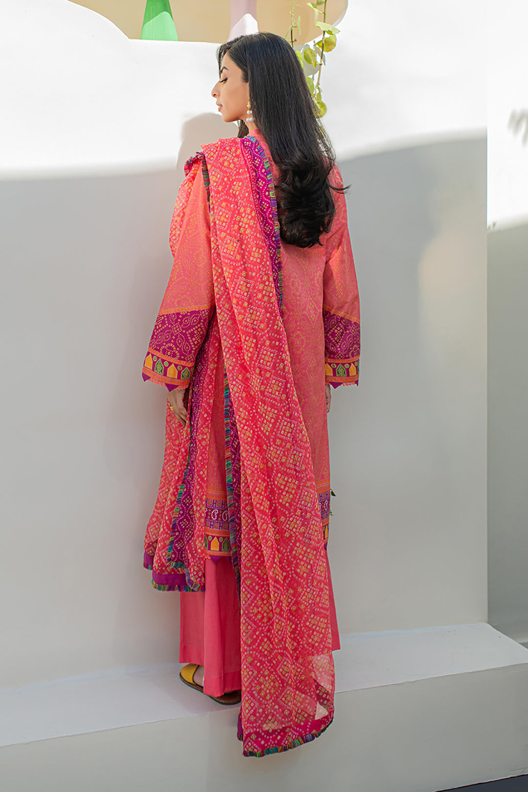 Zellbury | Unstitched 2 Piece Lawn | Shirt Dupatta - 1150 -  Zellbury Women Essential Unstitched - Original Designer Dress - House of Maryam