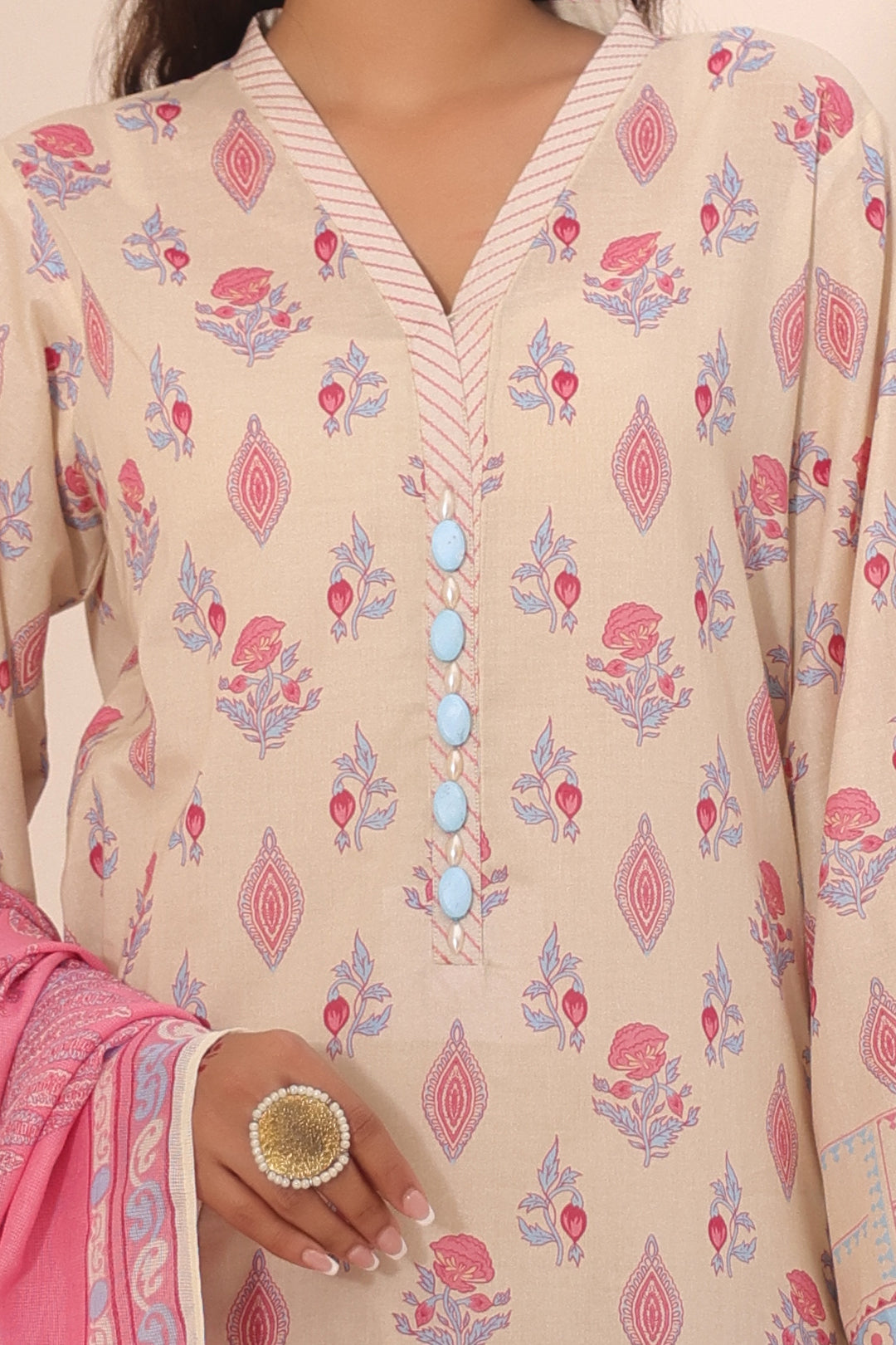 Zellbury | Unstitched 2 Piece Lawn | Shirt Dupatta - 1152 -  Zellbury Women Essential Unstitched - Original Designer Dress - House of Maryam