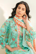 Zellbury | Unstitched 2 Piece Lawn | Shirt Dupatta - 1157 -  Zellbury Women Essential Unstitched - Original Designer Dress - House of Maryam