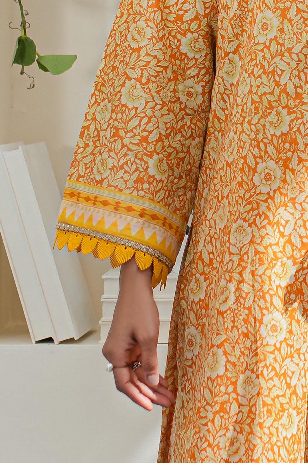 Zellbury | Unstitched 3 Piece Lawn | Shirt Shalwar Dupatta - 1197 -  Zellbury Women Essential Unstitched - Original Designer Dress - House of Maryam