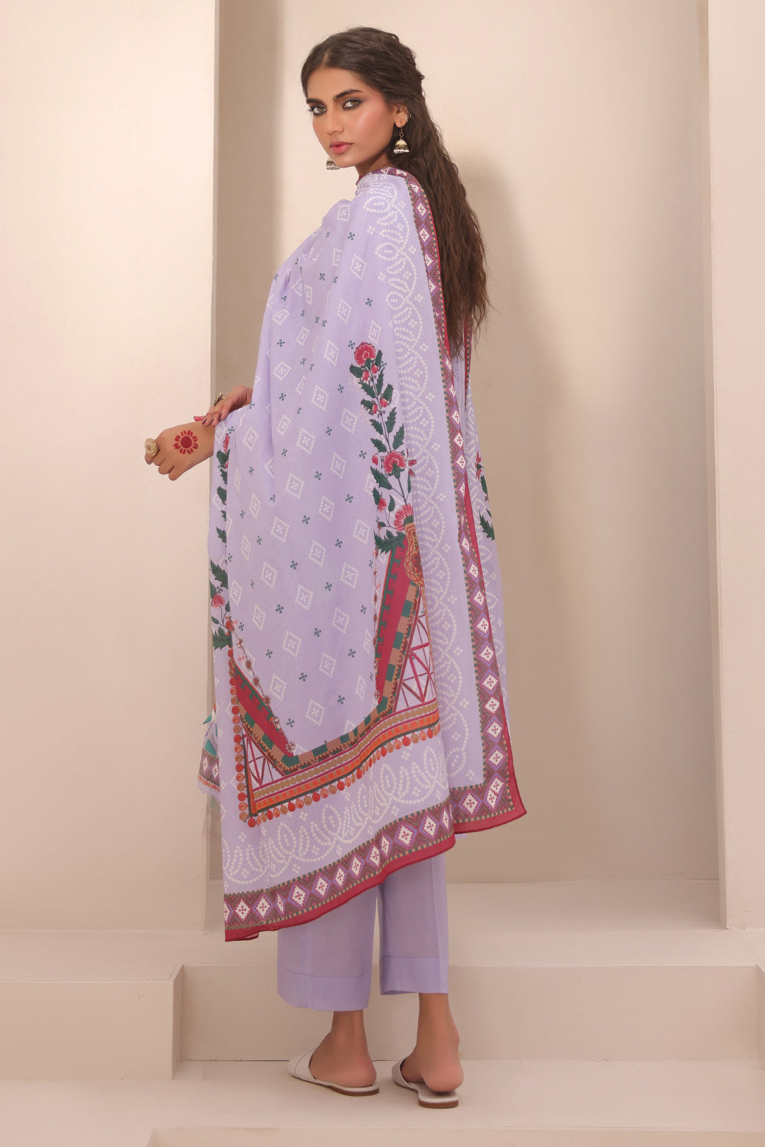 Zellbury | Unstitched 3 Piece Lawn | Shirt Shalwar Dupatta - 1213 -  Zellbury Women Essential Unstitched - Original Designer Dress - House of Maryam