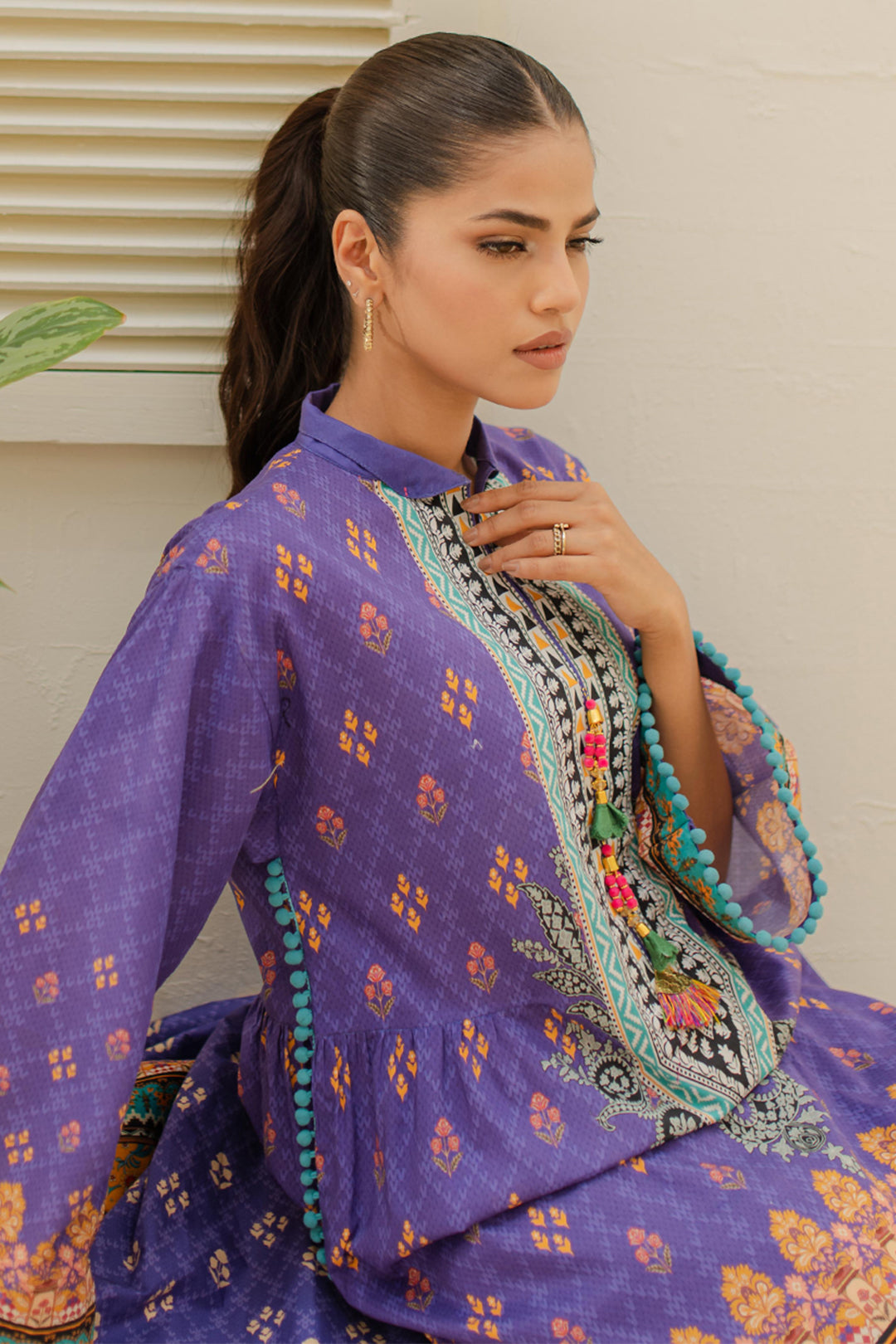 Zellbury | Unstitched 3 Piece Lawn | Shirt Shalwar Dupatta - 1215 -  Zellbury Women Essential Unstitched - Original Designer Dress - House of Maryam