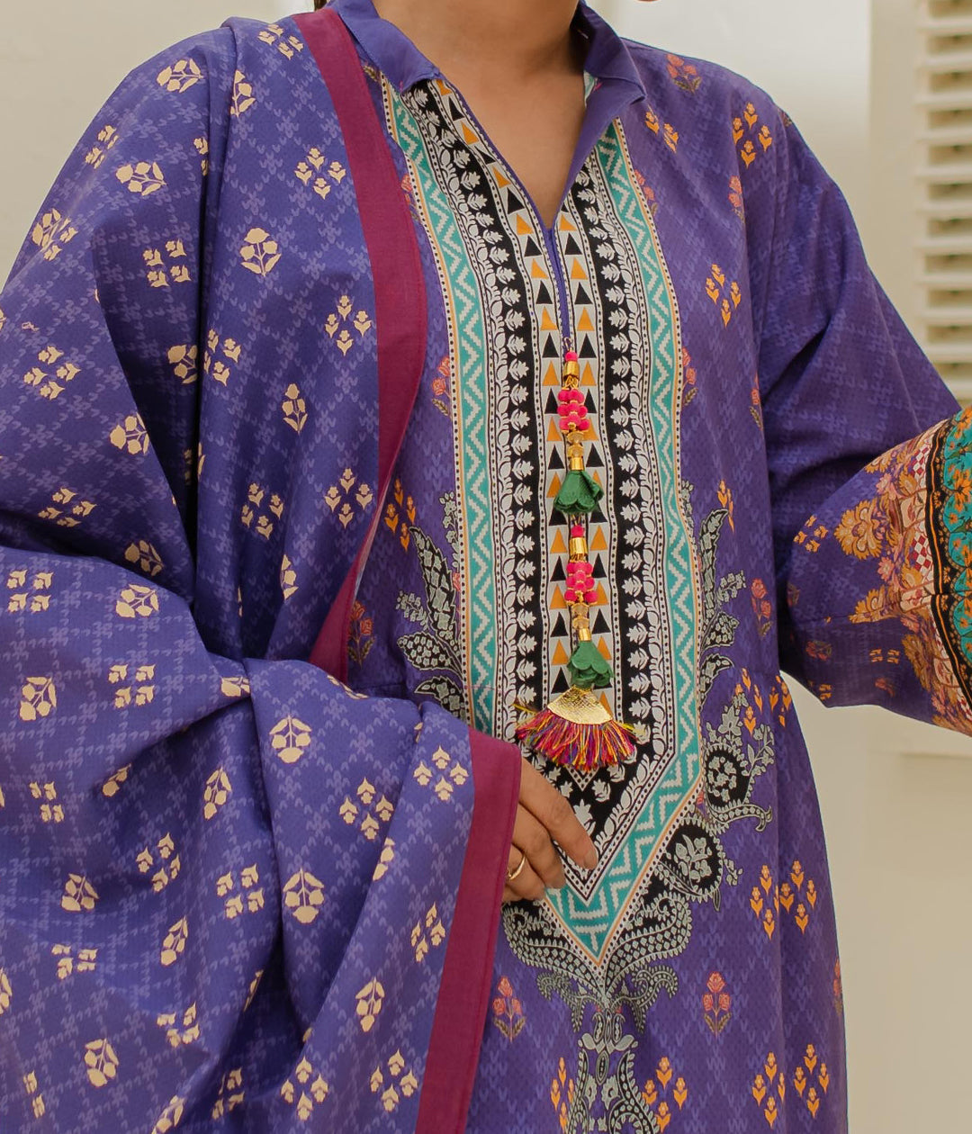 Zellbury | Unstitched 3 Piece Lawn | Shirt Shalwar Dupatta - 1215 -  Zellbury Women Essential Unstitched - Original Designer Dress - House of Maryam